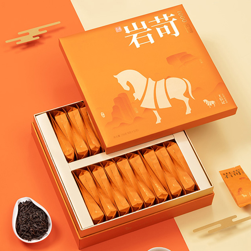 八马茶业茶叶礼盒256g王信记岩苛1000肉桂AD120高清大图