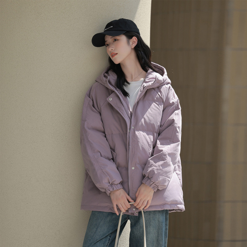[2.5折价282元]唐狮秋冬新款女连帽斜插口袋羽绒服高级感无性别羽绒别致百搭