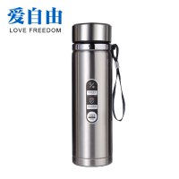 爱自由户外大容量保温杯旅行保温壶便携车载水杯