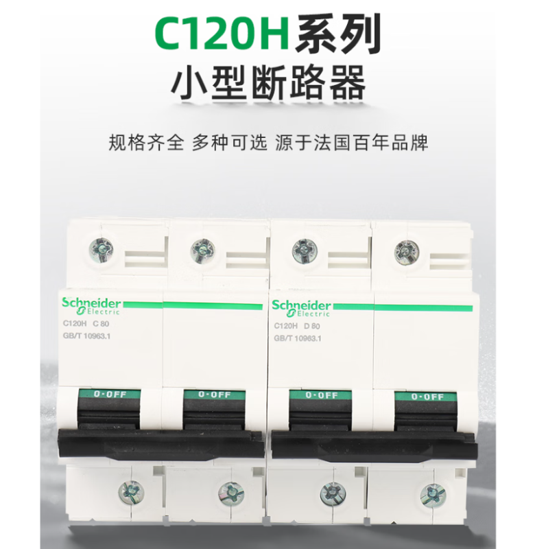 施耐德电气(Schneider Electric)断路器 C120H4PC125AA9N19827 中低压配电 单位 个