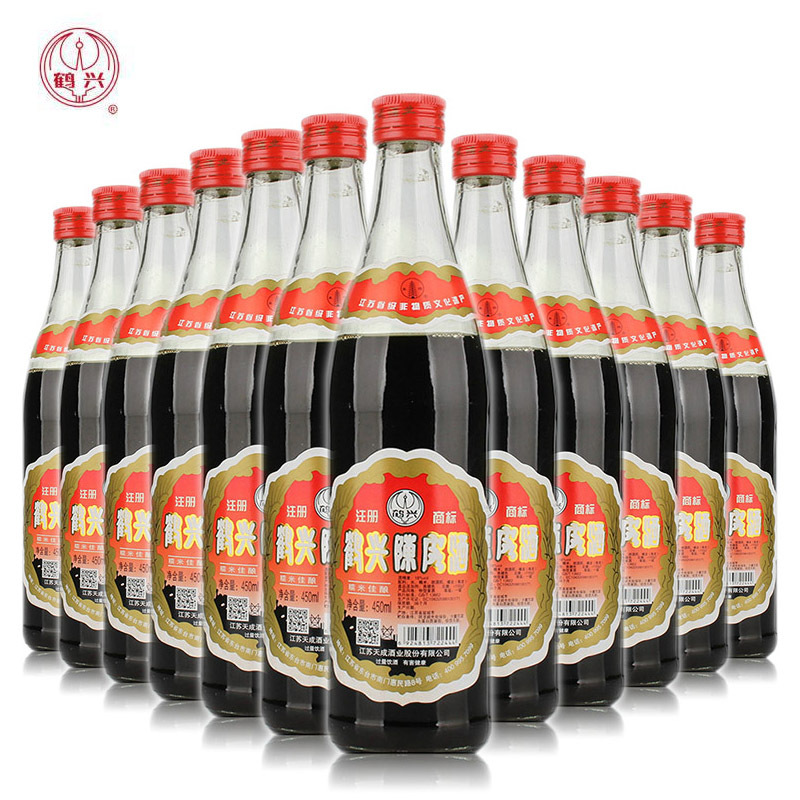 12瓶装 鹤兴陈皮酒 16度 东台特产 糯米酿造黄酒 手工工艺