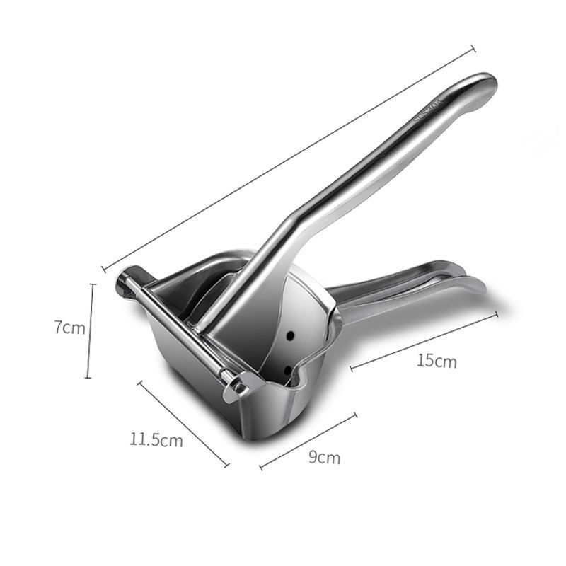 不锈钢榨汁器家用手动柠檬榨汁机挤压橙汁器橙子榨汁杯水果炸果汁|304