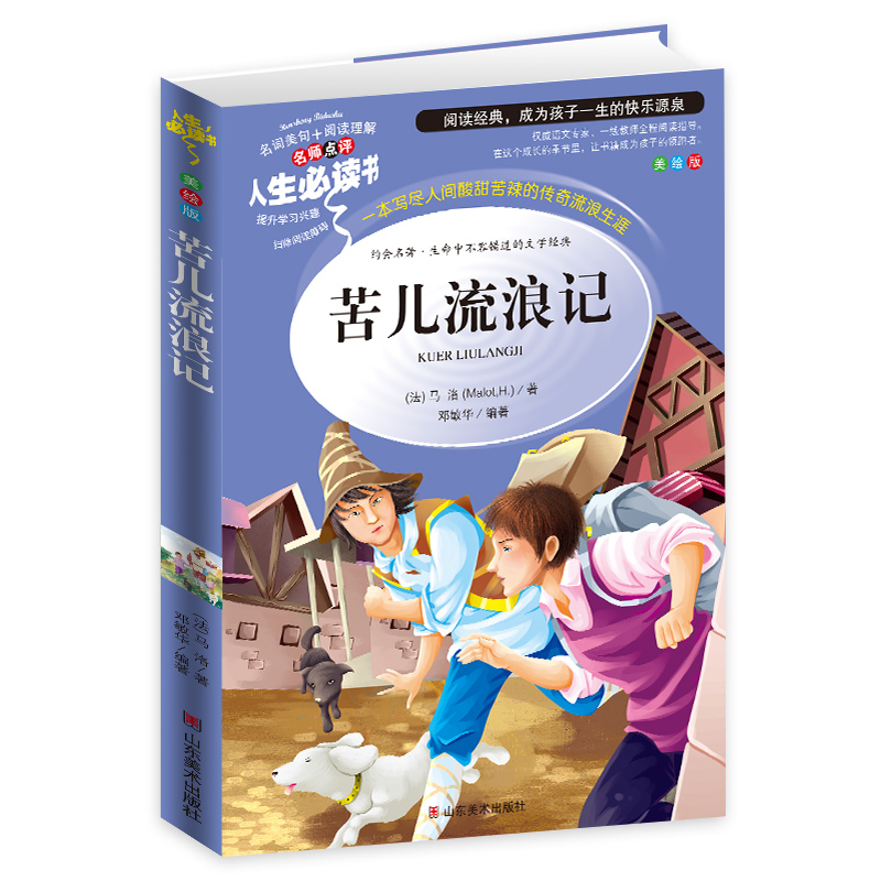 [正版] 苦儿流浪记 小学生青少年版课外阅读书籍三四五六年级课外书必读世界经典名著3-4-5-6年级8-9-10-12