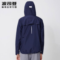 波司登BOSIDENG2018春季女士宽松百搭连帽韩版春季短款纯色运动短外套B80516004