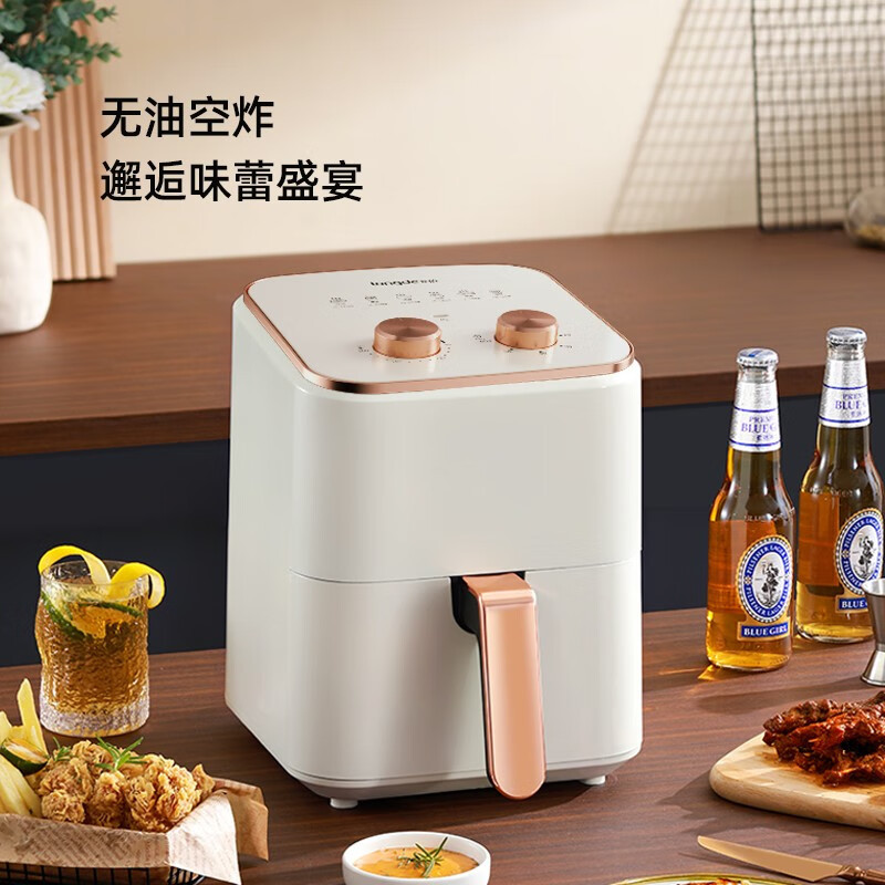 龙的(longde) 空气炸锅 家用大容量网红炸锅双旋按钮温度时间都可以手动调节 LD-KL5328高清大图