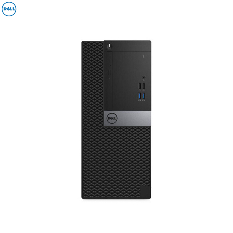 戴尔(DELL)Optiplex3050MT 台式电脑 单主机(i5-7500 8GB 1T+256G固态 刻录 Win10H)商用办公 家用娱乐 性价比机 企业采购 学生用机