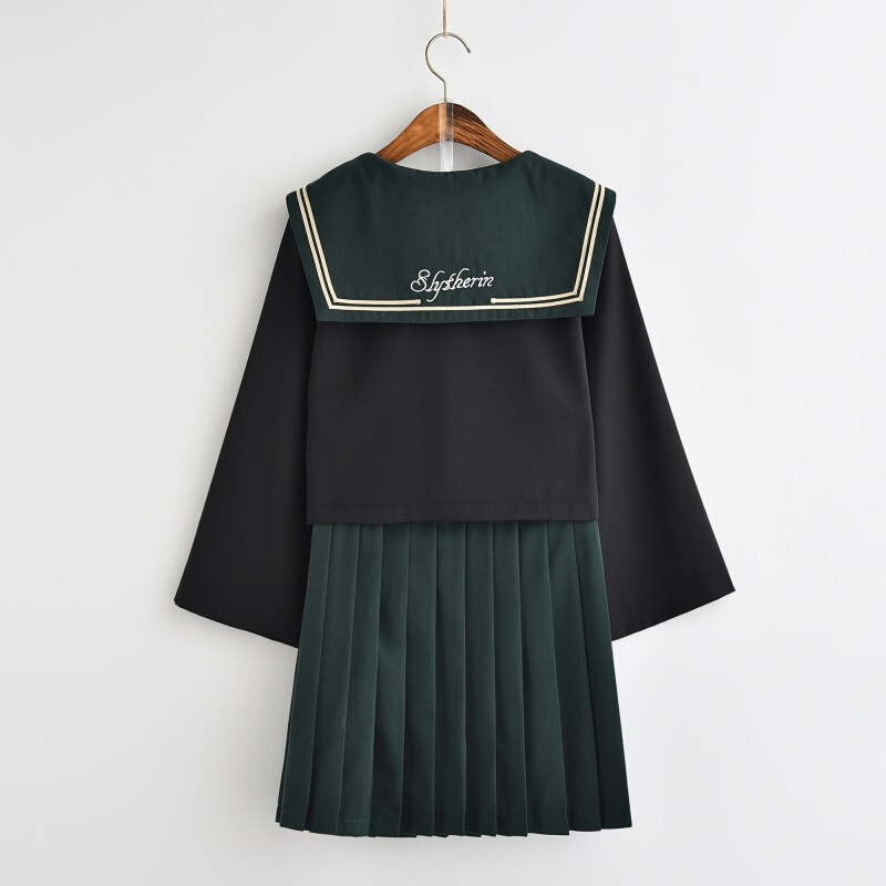 日系春秋学生jk制服cos哈利波特学院风水手服装制服百褶裙套装女fjq