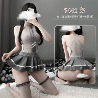 霏慕(Fee et moi)7441 7441【网衣裙+领带+T裤+长筒袜】 均码