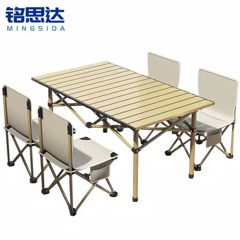 铭思达户外桌椅1.2米一桌四椅套