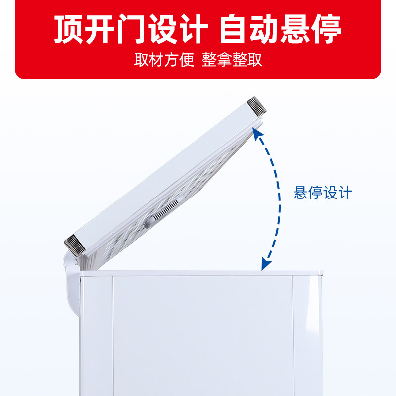 星星(XINGX) 273升 家用冰柜 冷柜 冷藏冷冻转换冰柜 顶开门 节能省电(白色) BD/BC-273FE