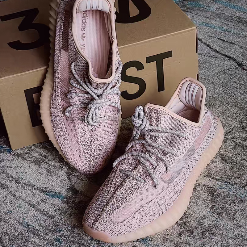 [椰子350]adidas/阿迪达斯 yeezy 350v2 粉天使 满天星 fv5666