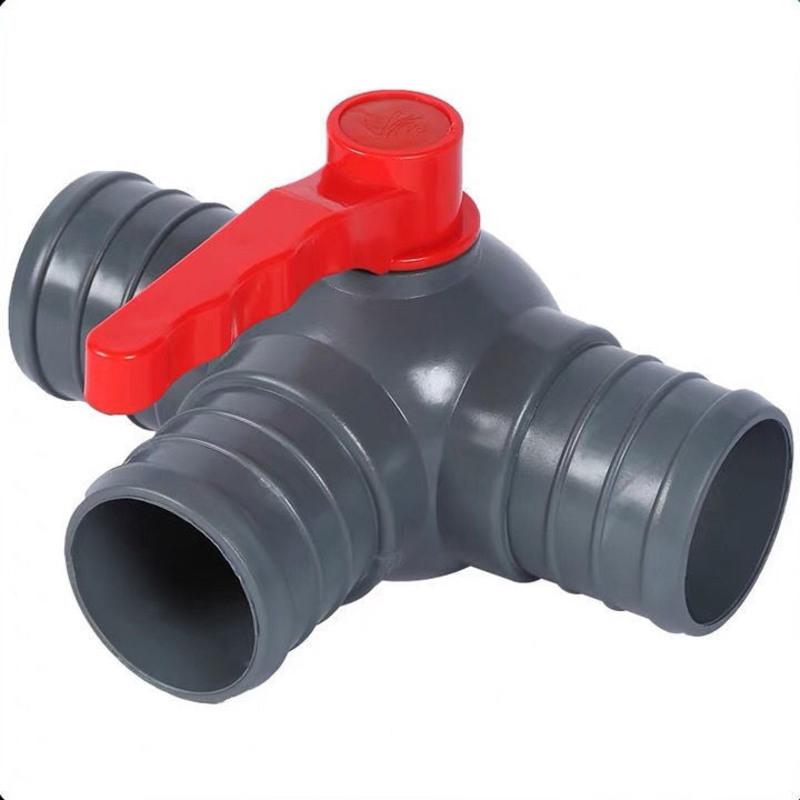 63软带三通阀 软带水带接头球阀三通75等径三通阀2.