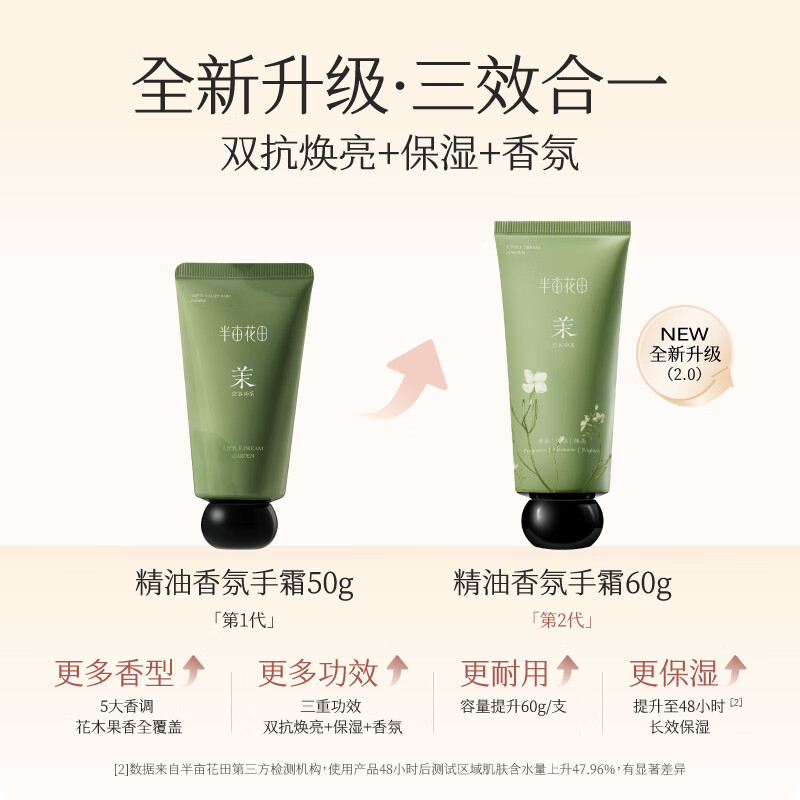 半亩花田 精油香氛护手霜组合60g*3(空谷玫园+空谷雨茉+空谷桂影)高清大图