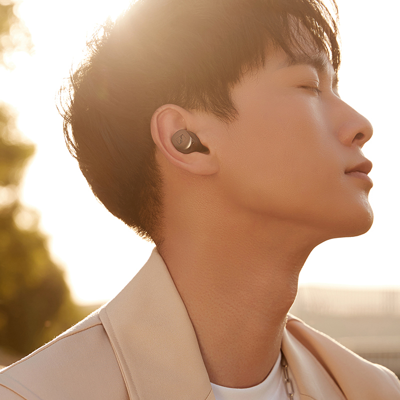 森海塞尔(Sennheiser)MOMENTUM 真无线三代蓝牙主动降噪运动耳机 入耳式音乐耳机 白色