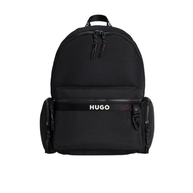 Hugo boss撞色徽标多功能多口袋商务休闲背包男女通用