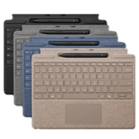 微软 Surface Pro11 沙漫金 键盘盖+超薄触控笔2 适用Pro11/Pro10/Pro9/Pro8/ProX