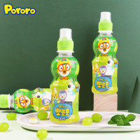 韩国原装进口 啵乐乐青葡萄味饮料235ml*5