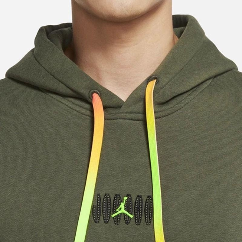NIKE耐克连帽卫衣JORDAN加绒保暖针织男装套头衫DV1598-325 Z