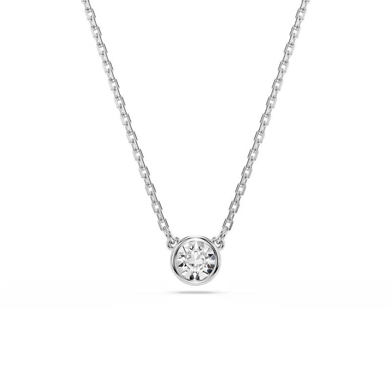 施华洛世奇(SWAROVSKI)银色金属项链女款精致银色饰品百搭配饰日