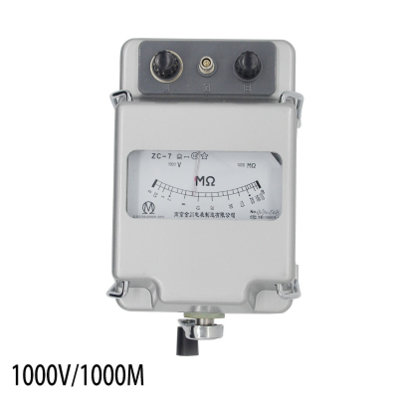绝缘电阻测试仪兆欧表500V1000V2500V5000V电工摇表 ZC-71000V\1000M_777