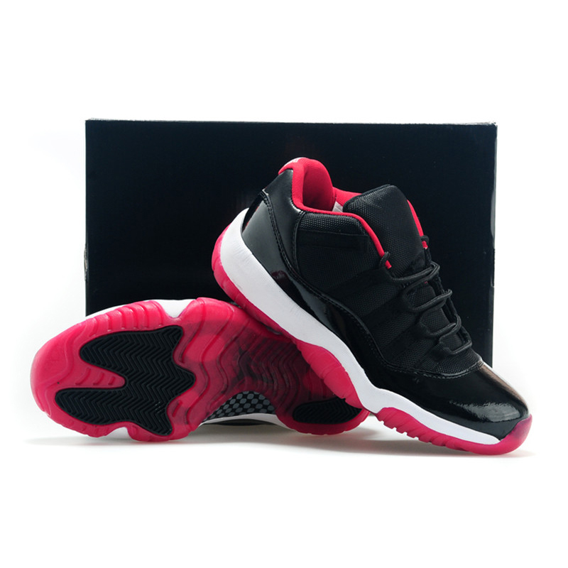 Air Jordan 11 Low 乔AJ11黑粉红女子低帮篮球鞋