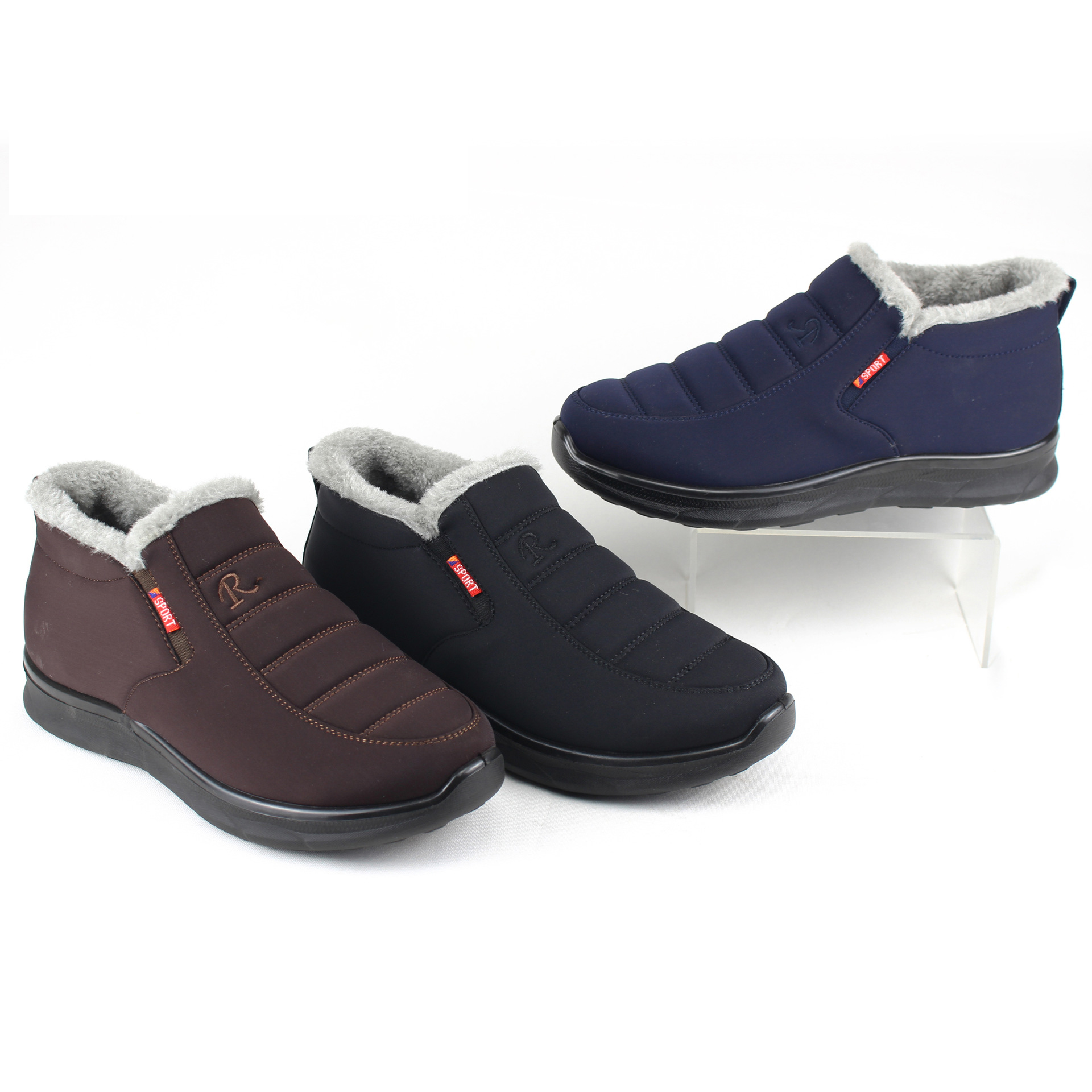 女士棉鞋老北京布鞋中老年棉靴保暖休闲雪地靴高清大图