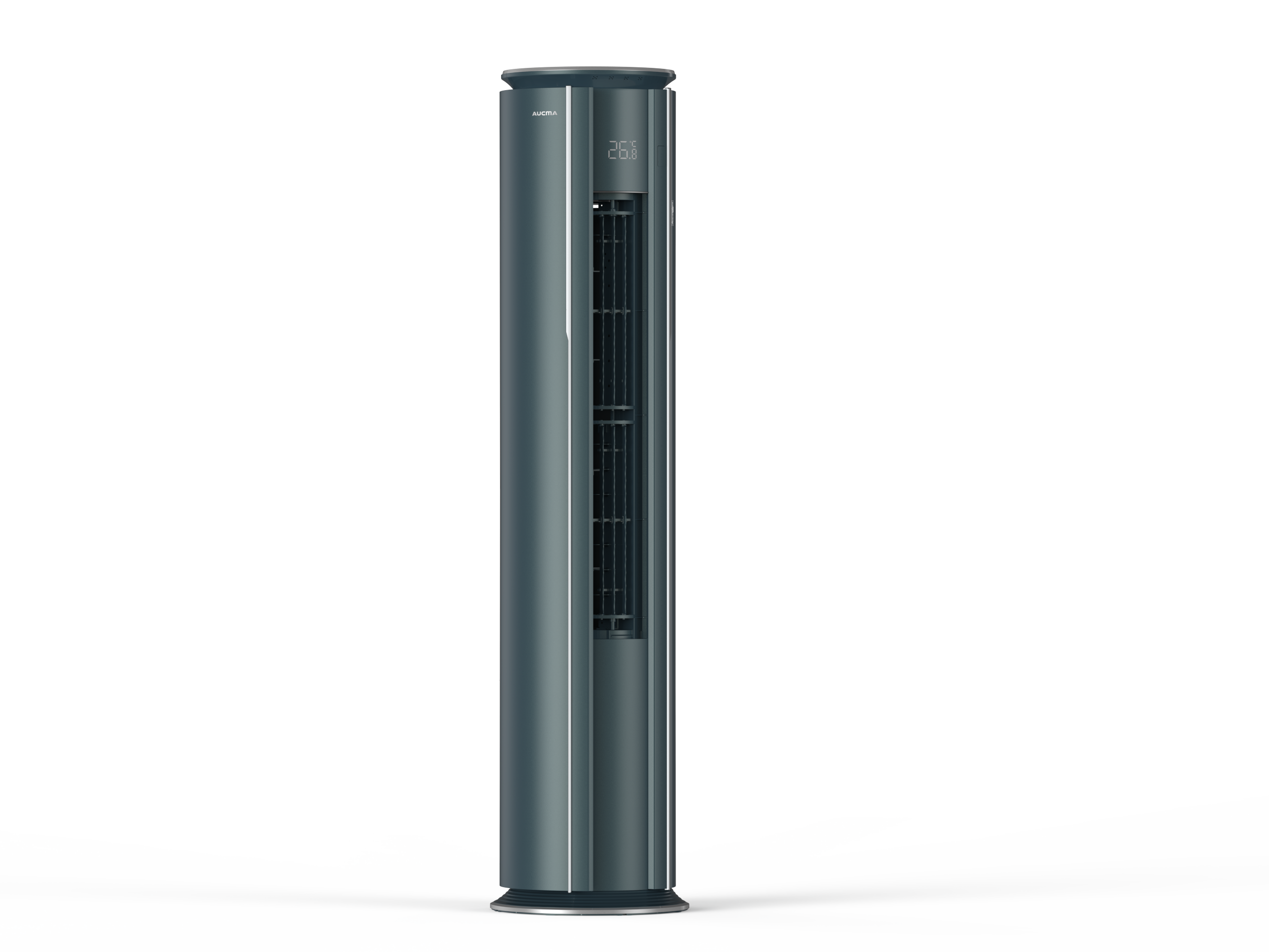 澳柯玛[玲珑系列玉墨青款]3匹新1级能效变频除菌新风空调圆柜机 家用