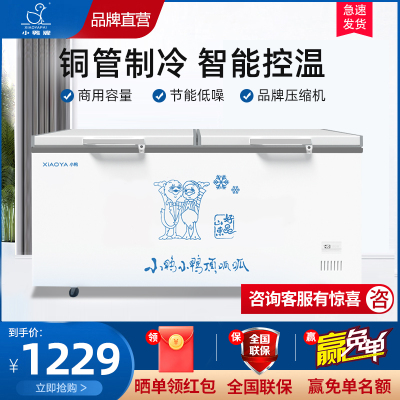 小鸭(xiaoya)商用卧式大容量冷藏冷冻冰柜冷柜BC/BD-650