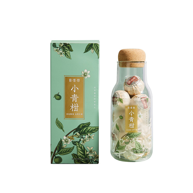 雍双堂 新会小青柑 云南五年宫廷普洱熟茶 生晒10天 140g/罐 活力小青柑-