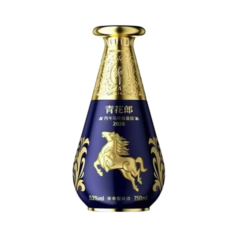 郎酒53度青花郎丙午马年750ml*1瓶酱香型白酒高清大图