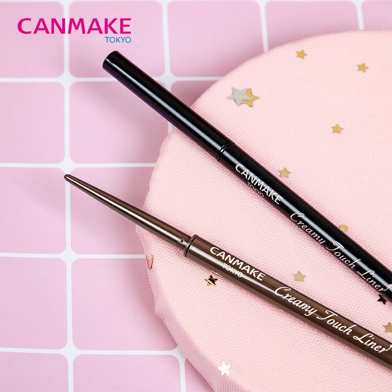 canmake井田日本极细眼线胶笔3号深啡色