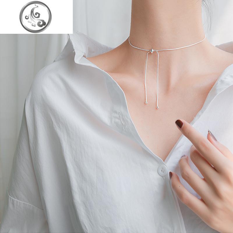 圆珠蛇骨链抽拉925纯银手链女创意简约女韩版学生渐冻人网红个性 JiMi