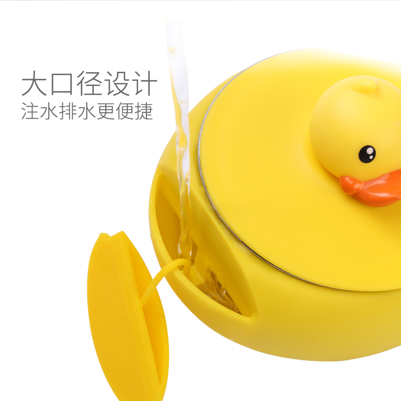 Face儿童注水碗 BD-W1 550ml 3.5寸-5.5寸 可多次使用 316不锈钢汤饭面沙拉碗 儿童带盖注水保温碗高清大图