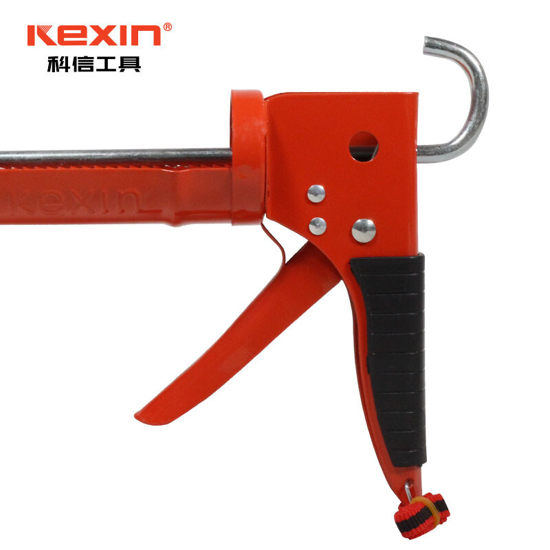 科信(kexin) 固定式压胶枪 半圆式硅胶枪玻璃胶枪打胶枪 9“ 225m KX4804 1把 (5把起售)