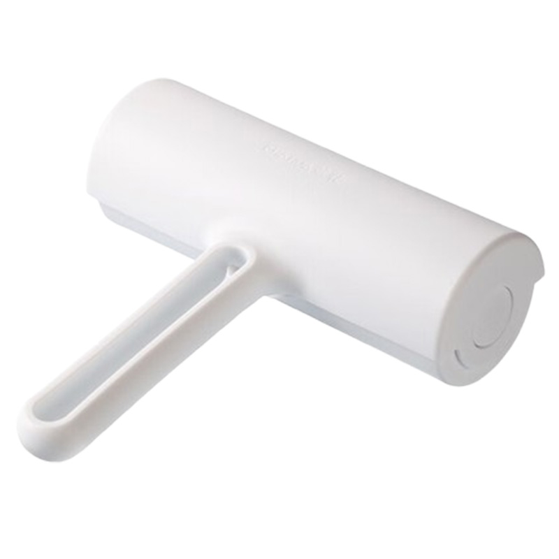 茶花粘毛器可撕式黏纸卷纸自带手柄带盖防灰防粘215004