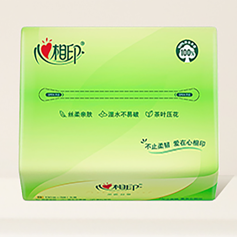 心相印 DT15100(箱装)茶语丝享100抽*20包三层塑装纸面巾 ADA01148