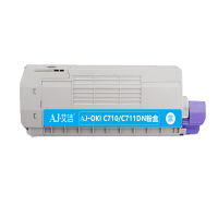 艾洁 OKI C710/C711DN粉盒四色套装商务版 黑蓝黄红 适用OKI C710 OKI C711N C711DN