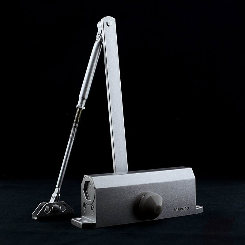 阿斯卡利液压门缓冲器闭门器家用自动关门器二段可调快慢可定位