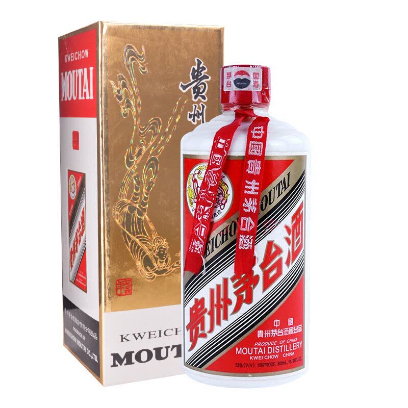 贵州茅台酒53度飞天茅台2000年500ml 酱香型白酒【价格图片品牌