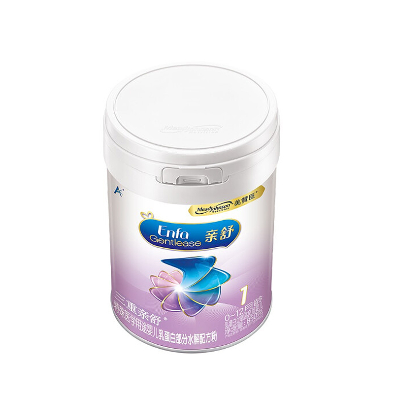 美赞臣meadjohnson亲舒1段850克特殊医学用途乳蛋白部分水解配方粉012