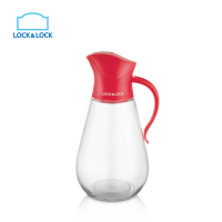 乐扣乐扣(lock&lock)自动开合大容量油壶(550ml)红色 CKO101RED 玻璃瓶 非一次性使用