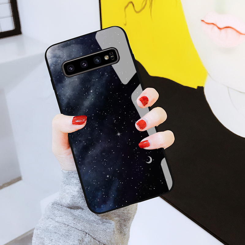 火豹三星s10手机壳新三星s10 保护套男女款玻璃镜面个性创意s10 超薄