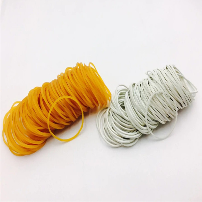 家柏饰(CORATED)越南橡皮筋牛皮筋批一次性橡胶圈皮筋弹力4CM色白色高清大图