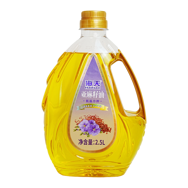 海天亚麻籽油(水滴瓶)2.5L
