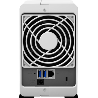 群晖(Synology)DS220j 2盘位NAS网络存储服务器(无内置硬盘)不规则体SATA接端口支持NAS盘红盘金盘