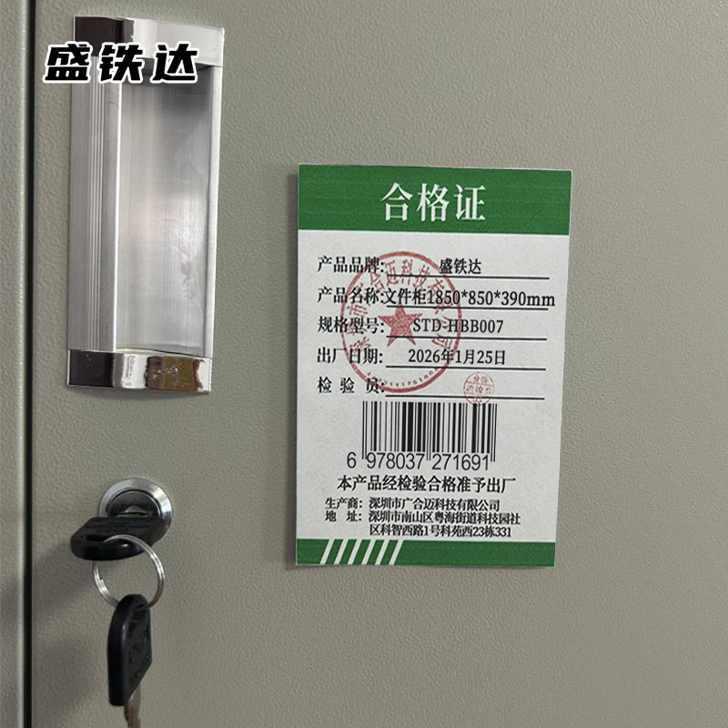 盛铁达 文件柜1850*850*390mm STD-HBB007 个高清大图