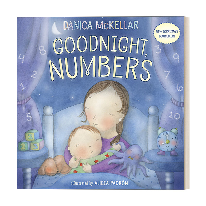 [醉染正版]英文原版 Goodnight Numbers McKellar Math 晚安 数字 幼儿儿童数数启蒙认知绘高清大图