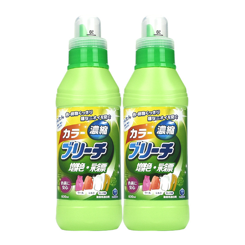 美洁卫日本原装进口衣物色彩增艳浓缩彩漂剂衣物护理还原去渍 600ml