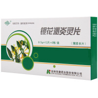 华丹 银花泌炎灵片 0.5g*12片*2板/盒