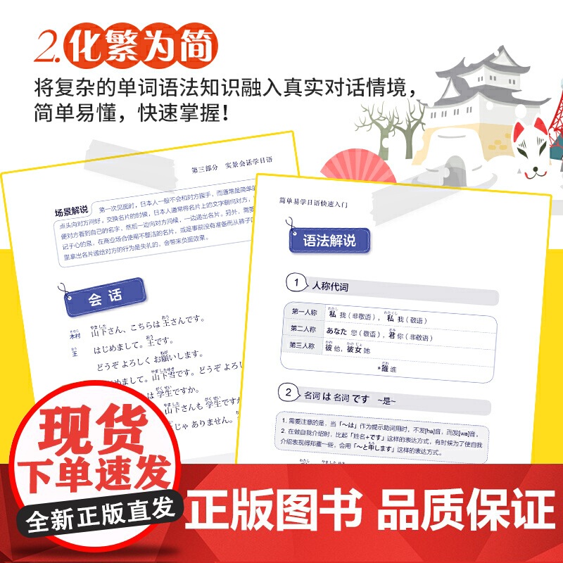 简单易学日语快速入门高清大图
